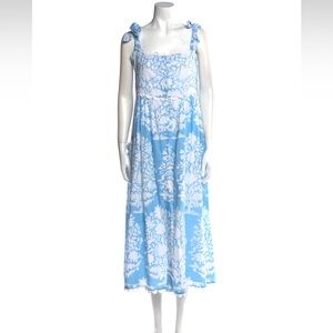 Juliet Dunn Blue White Dress Size 1